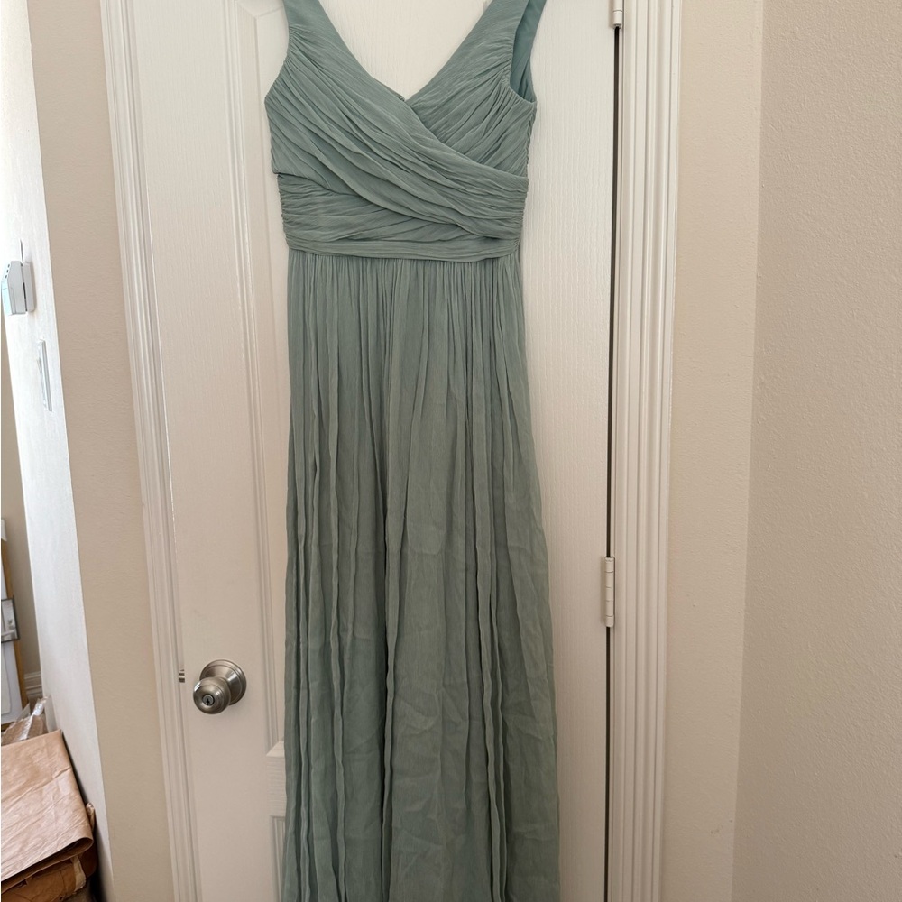 Elegant Sleeveless Sage Green J. Crew Dress
